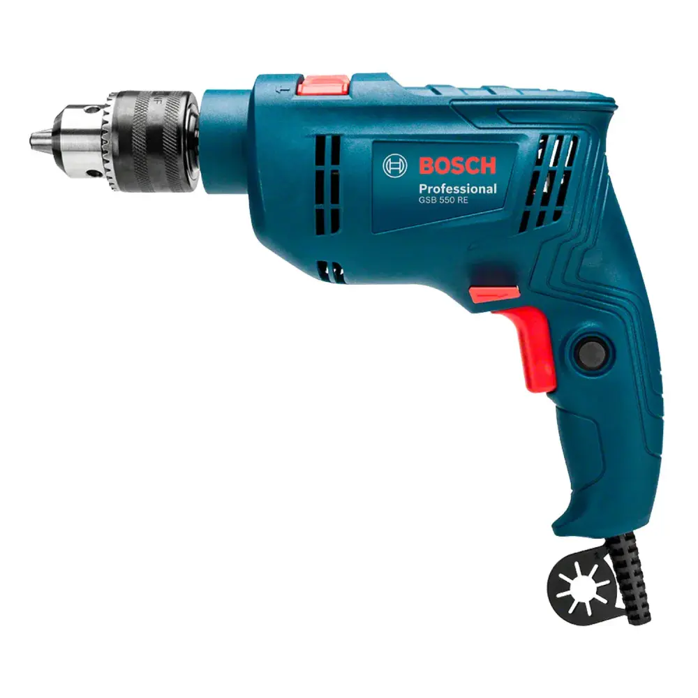 Furadeira impacto 1/2 550W 14 acessórios GSB550 Bosch 127V — fotografia 7