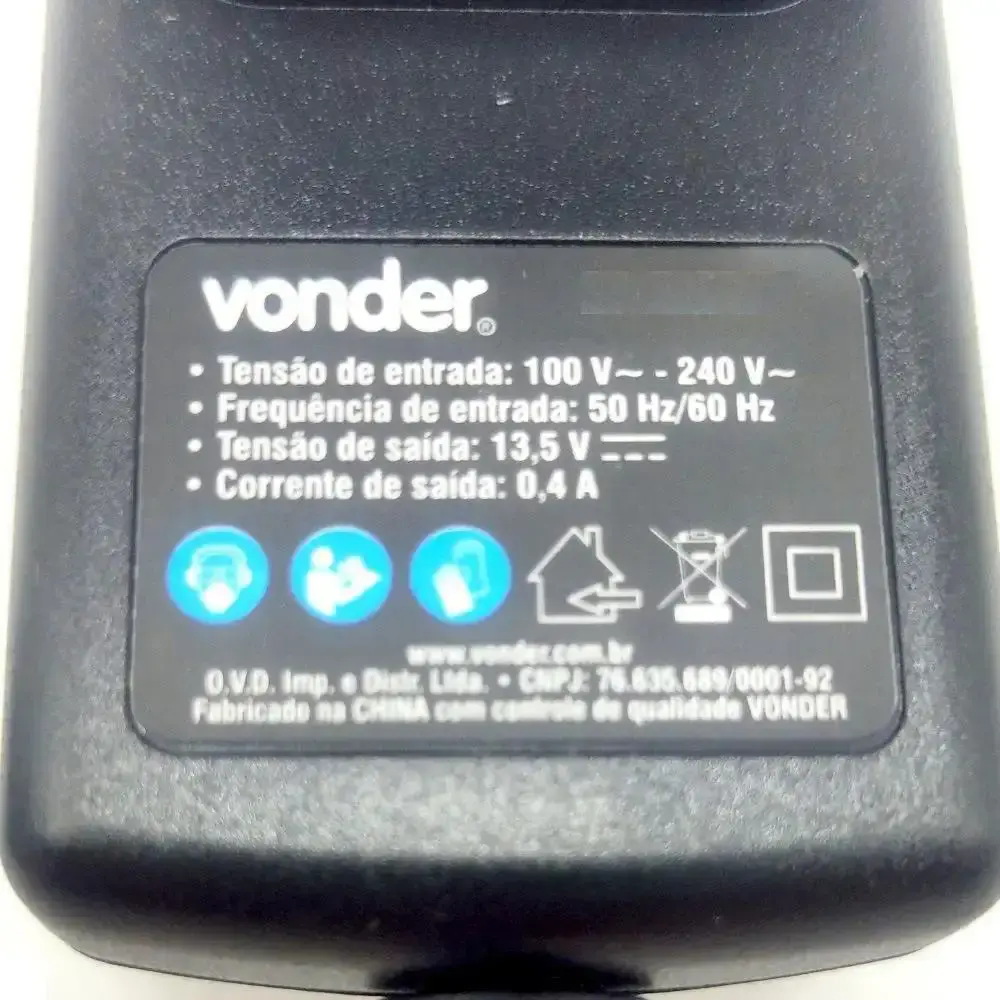 Carregador para parafusadeira PF010 e PF012 9306010035 Vonder — fotografia 3
