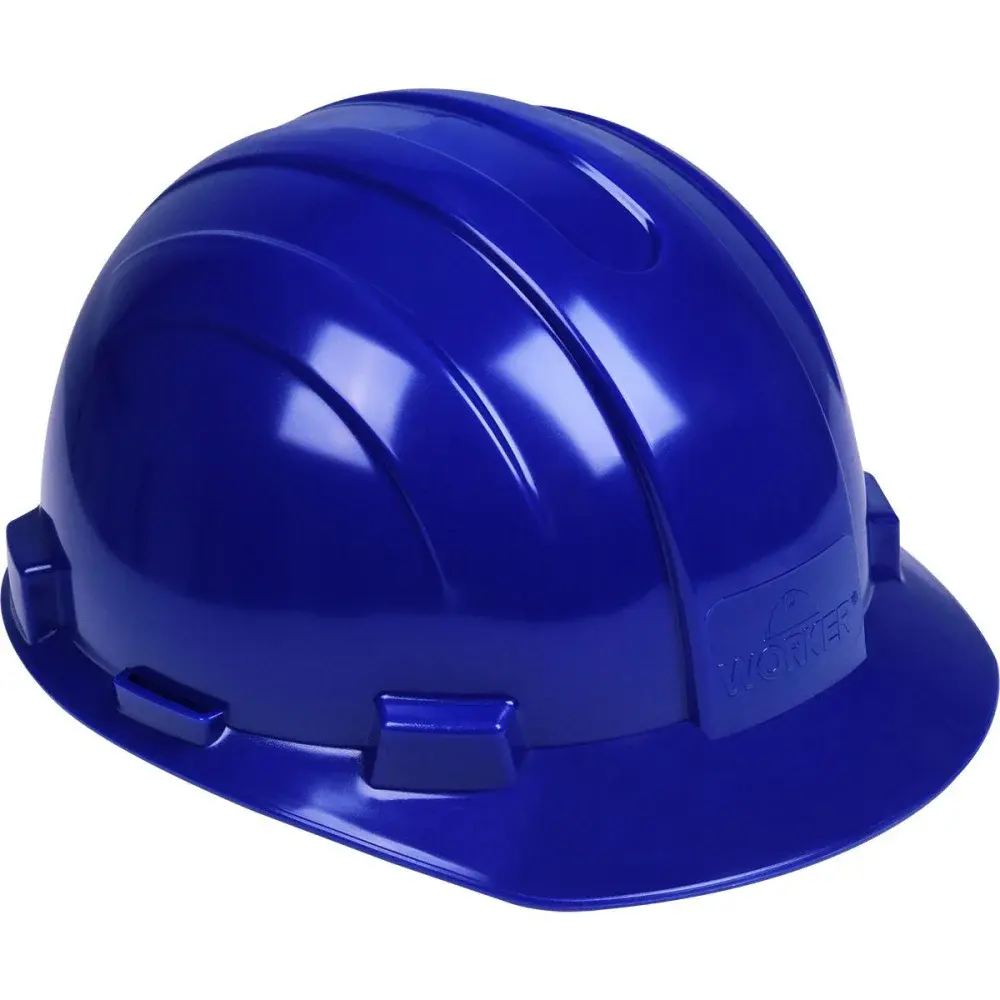 Capacete de proteção industrial max azul Worker