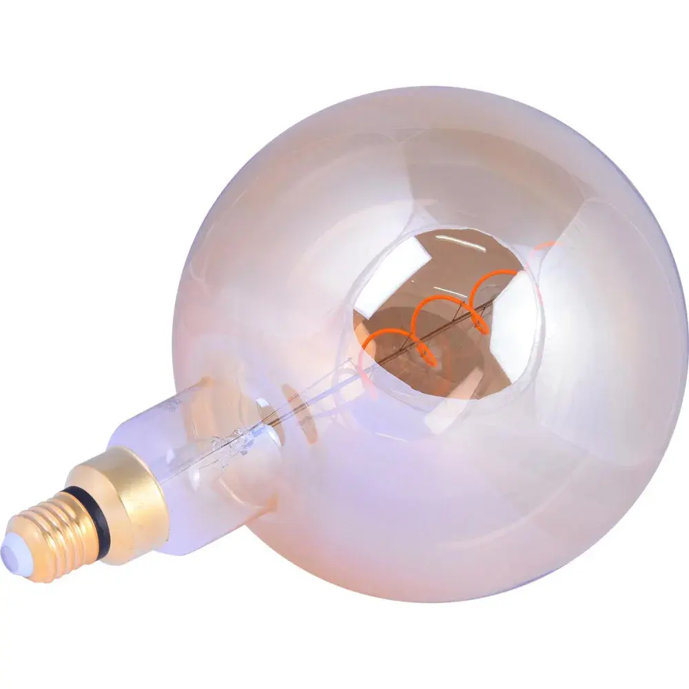 Lâmpada de led giant globo âmbar E27 4W biv Liege — fotografia 4