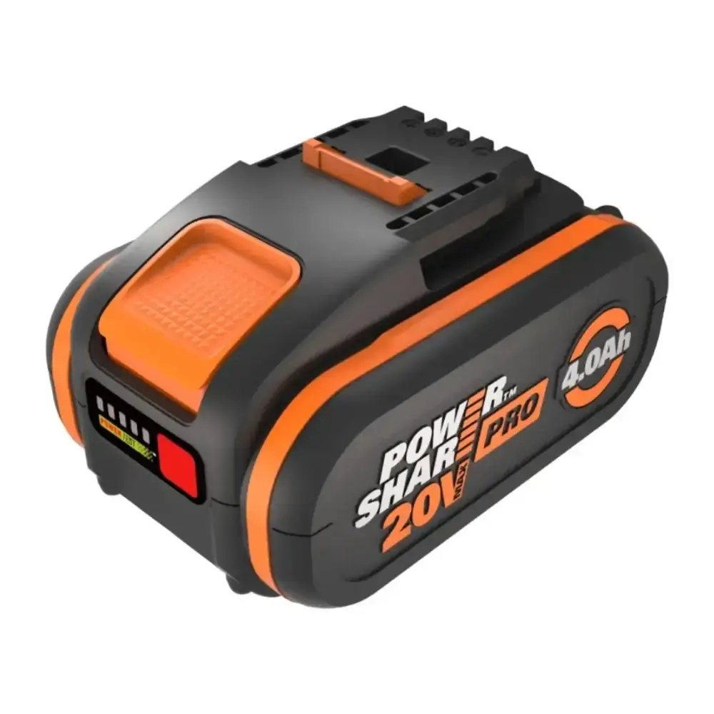 Soprador de folhas elétrico 40V com baterias 20V 4,0AH Worx — fotografia 6