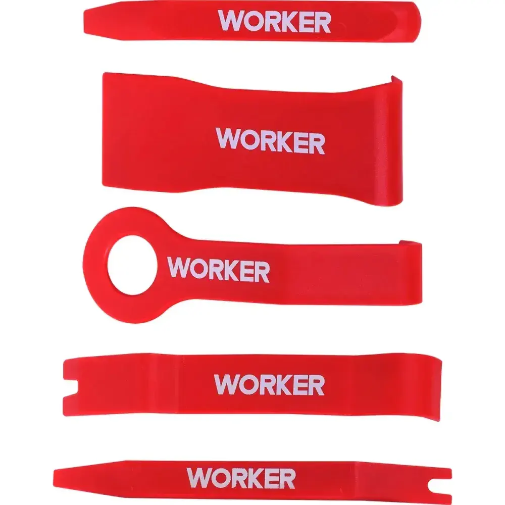 Sacador/espátula nylon para remover forro 5 peç Worker — fotografia 8