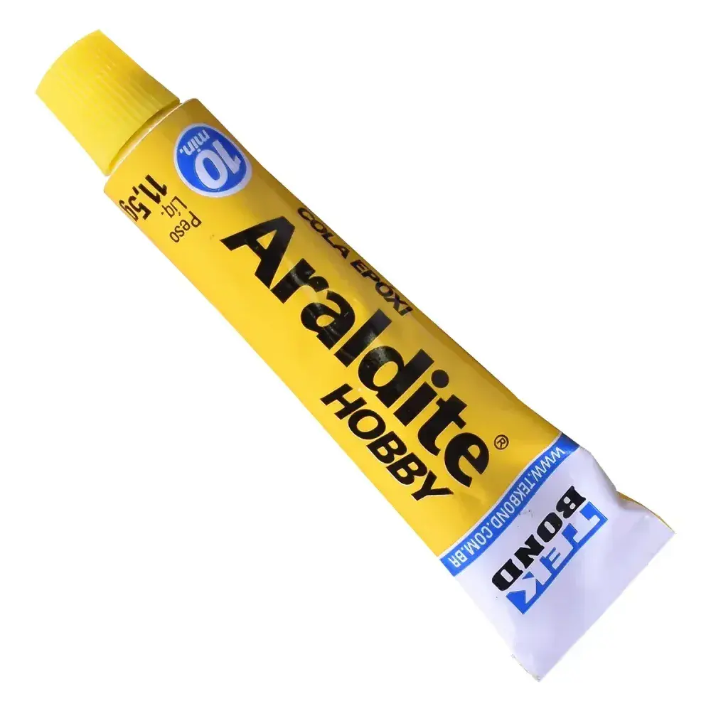 Adesivo hobby Araldite 23G com super cola 2G tekbond — fotografia 8