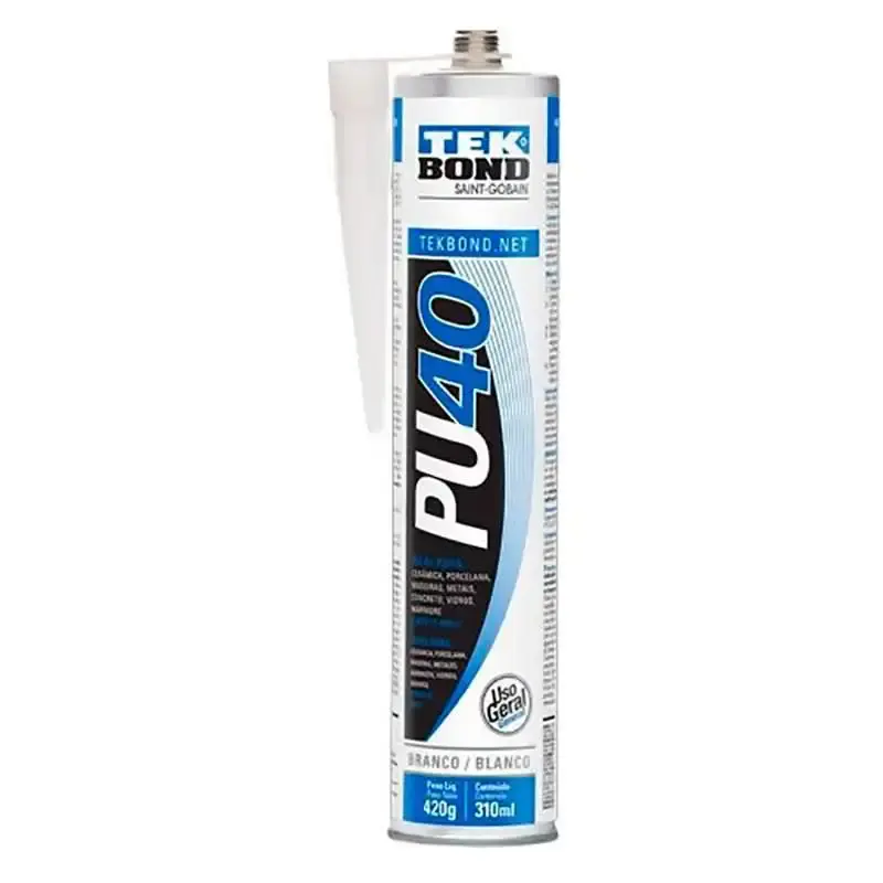 Selante PU 310 ML PU 40 branco Tekbond — fotografia de referência