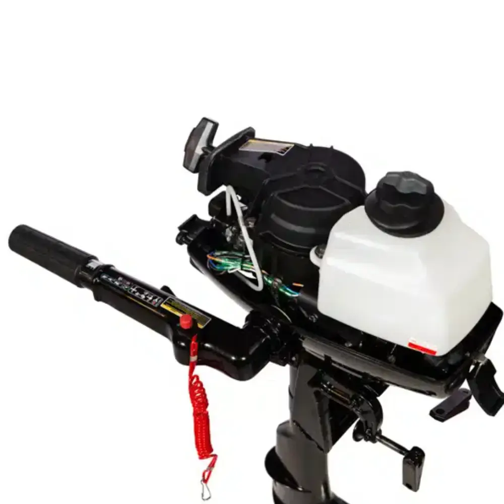 Motor de popa gasolina 3,6 HP 2 tempos TM3.6TS 750-000 Toyama — fotografia 5