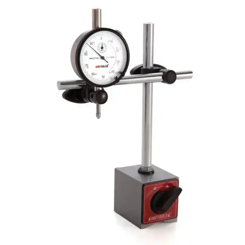 Base Magnética / Suporte de Medição com Base Magnética s/ Relógio KING TOOLS