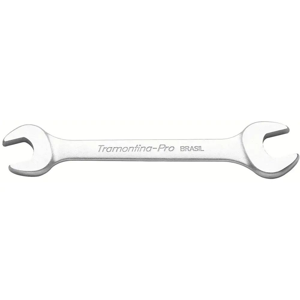 Chave fixa com acabamento cromado 5/8X11/16” Tramontina — fotografia de referência