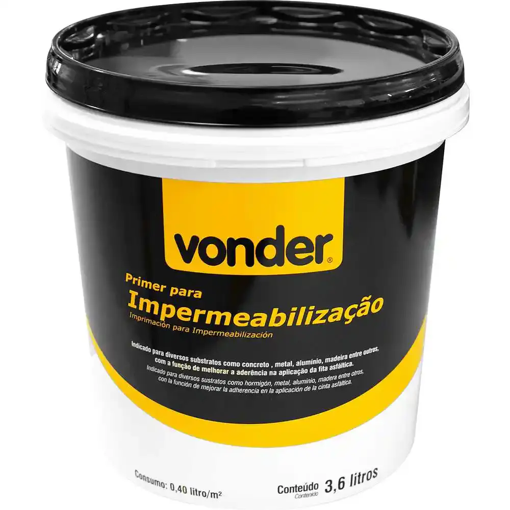 Primer para impermeabilização 3,6 litros vonder Vonder Cross