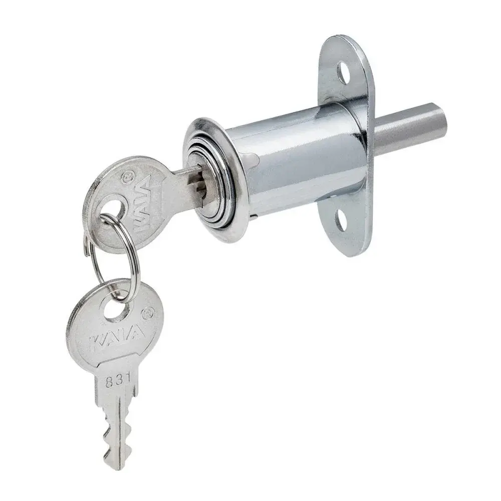 Fechadura móveis 32MM universal cromado Kala — fotografia de referência