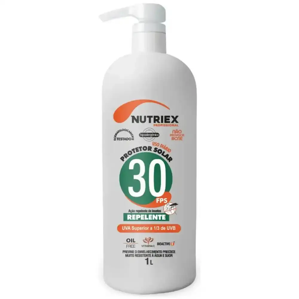Protetor solar FPS 30 com repelente 1L bombona Nutriex