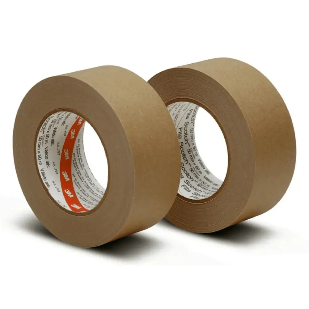 Fita adesiva de papel kraft 580MMX50M marrom 3M