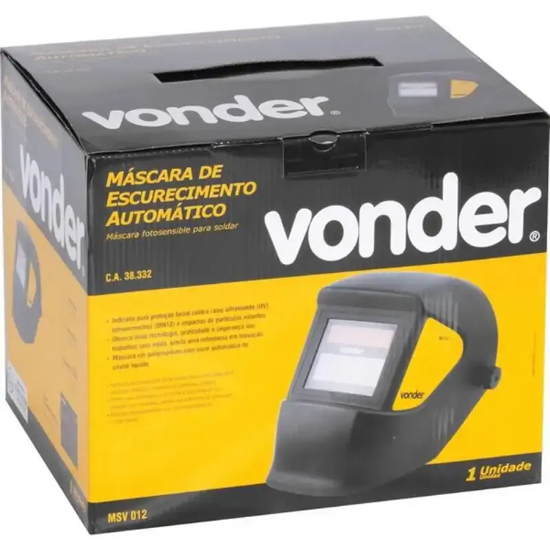 Máscara para solda de escurecimento automático MSV-012 tonalidade 12 Vonder — fotografia 4