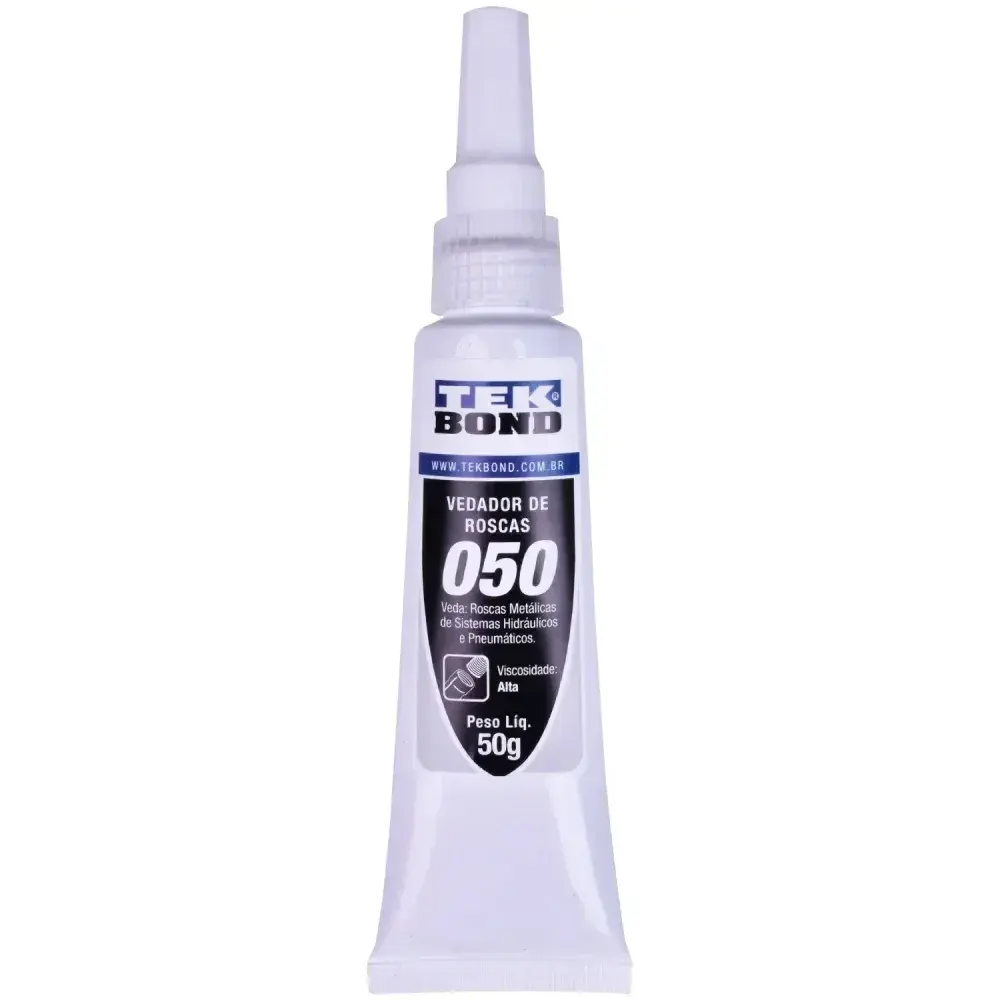 Adesivo veda rosca anaeróbico branco 50G Tekbond — fotografia 6