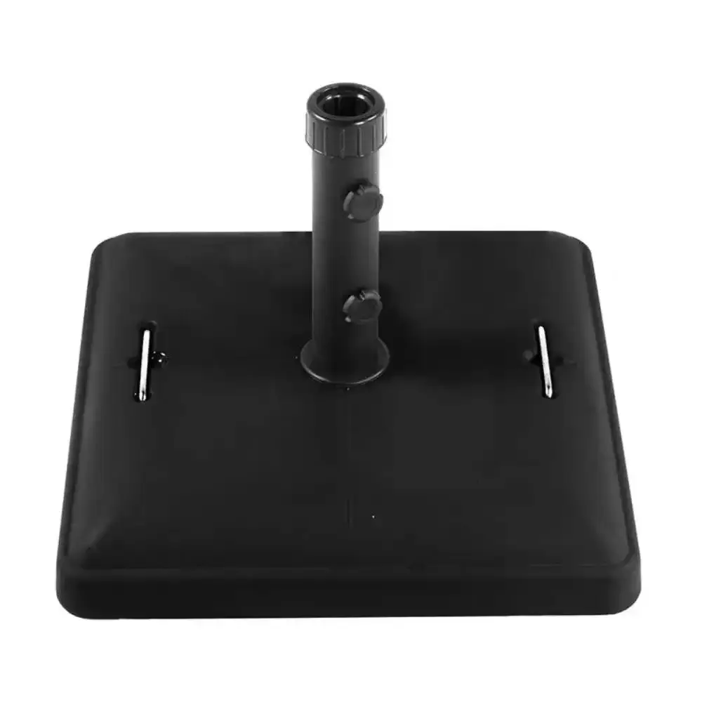 Base para ombrellone quadrada concreto com rodas 37KG preta BEL Belfix
