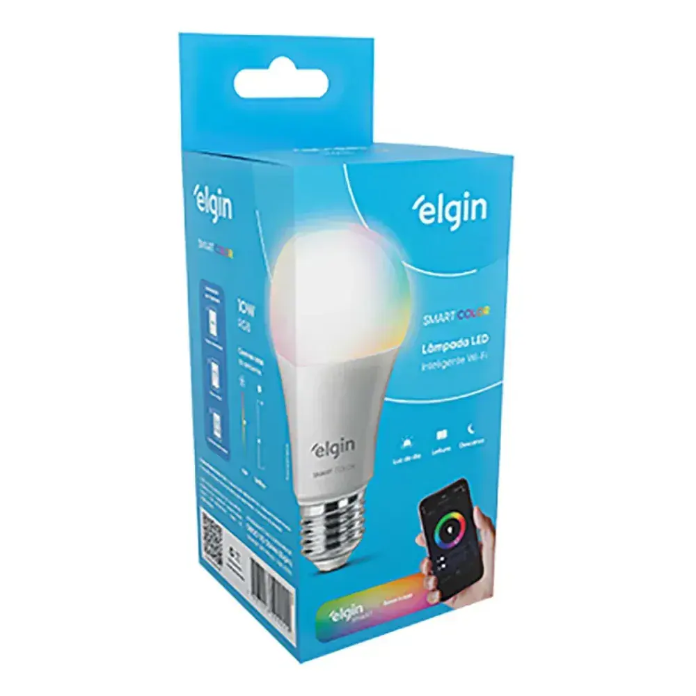 Lâmpada led smart color wi-fi 10W Elgin — fotografia 11