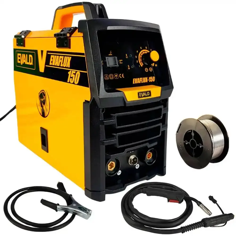 Máquina solda multiprocesso MIG sem gás sinérgica 220V EVAFLUX-150 Evald 220 V — fotografia 2