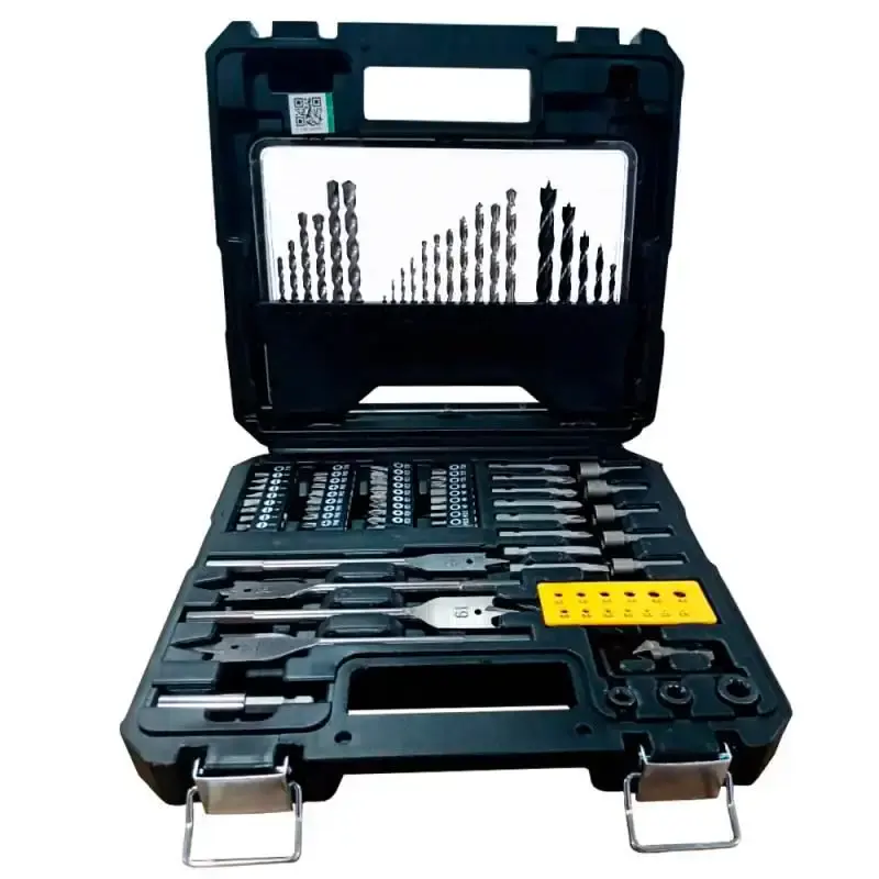 Kit de brocas e bits com 82 peças aço cromo vanádio e maleta HO211 Multilaser