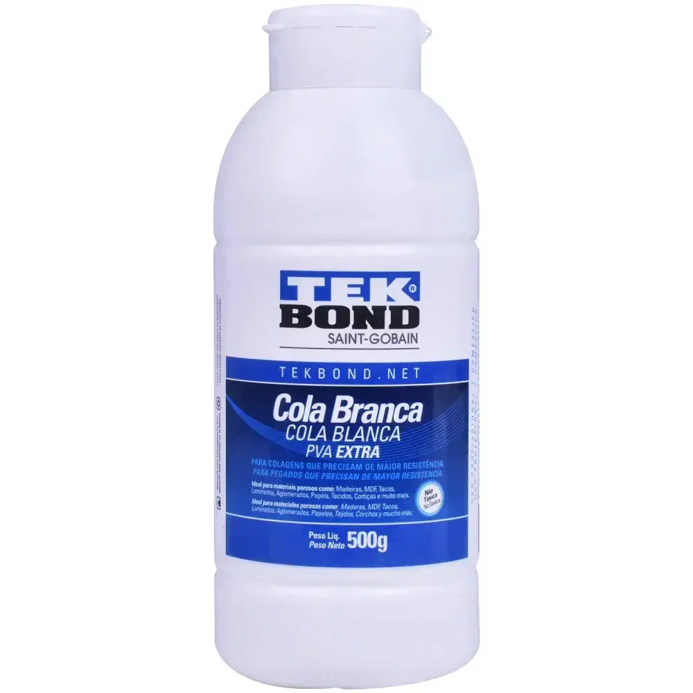 Cola branca pva extra 500GR Tekbond — fotografia 6