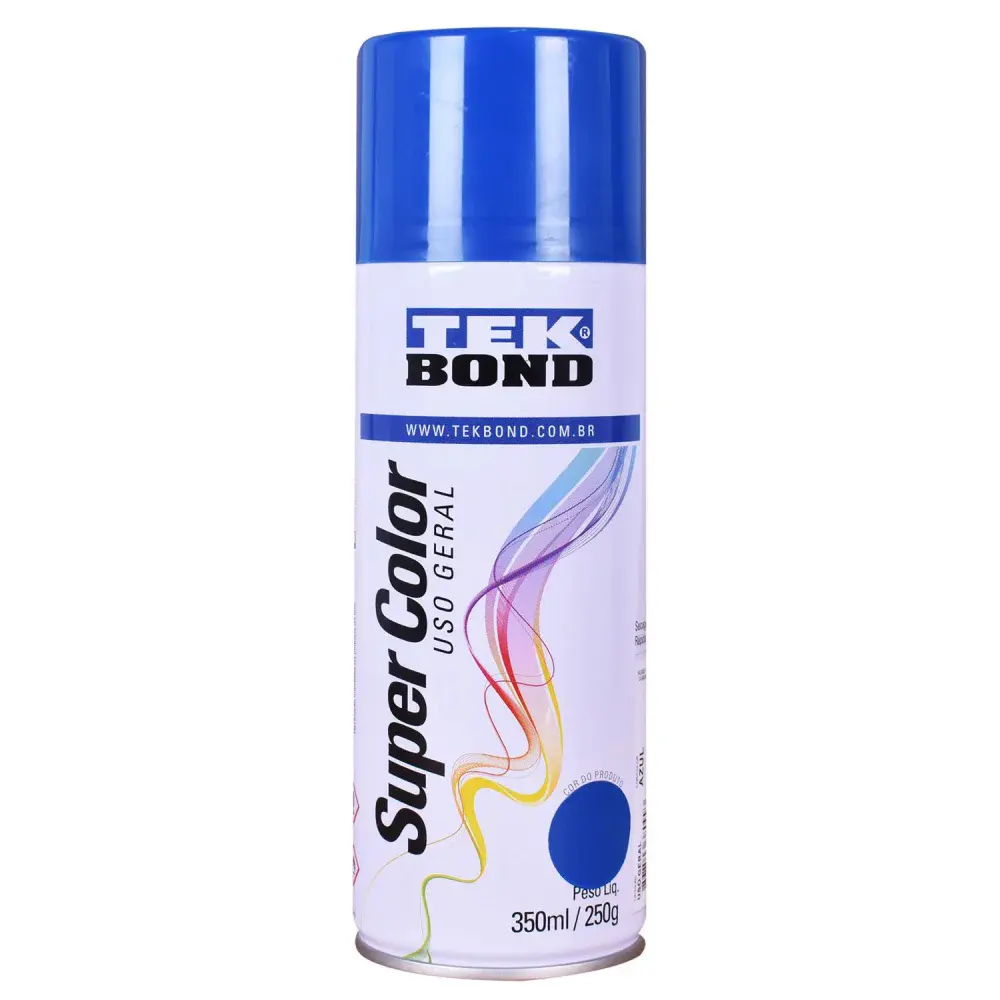 Tinta spray uso geral azul 350ML Tekbond