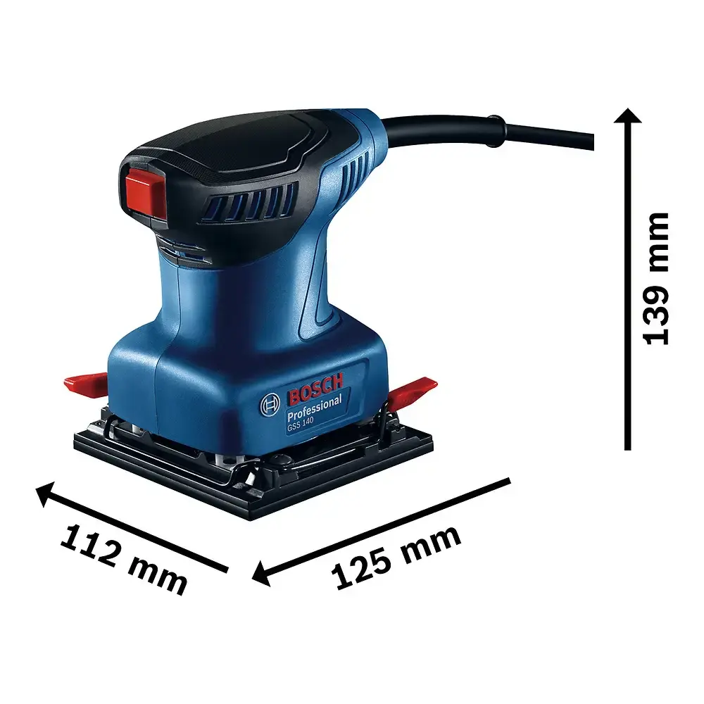 Lixadeira Orbital GSS140 220W com 1 lixa BOSCH 220 V — fotografia 7