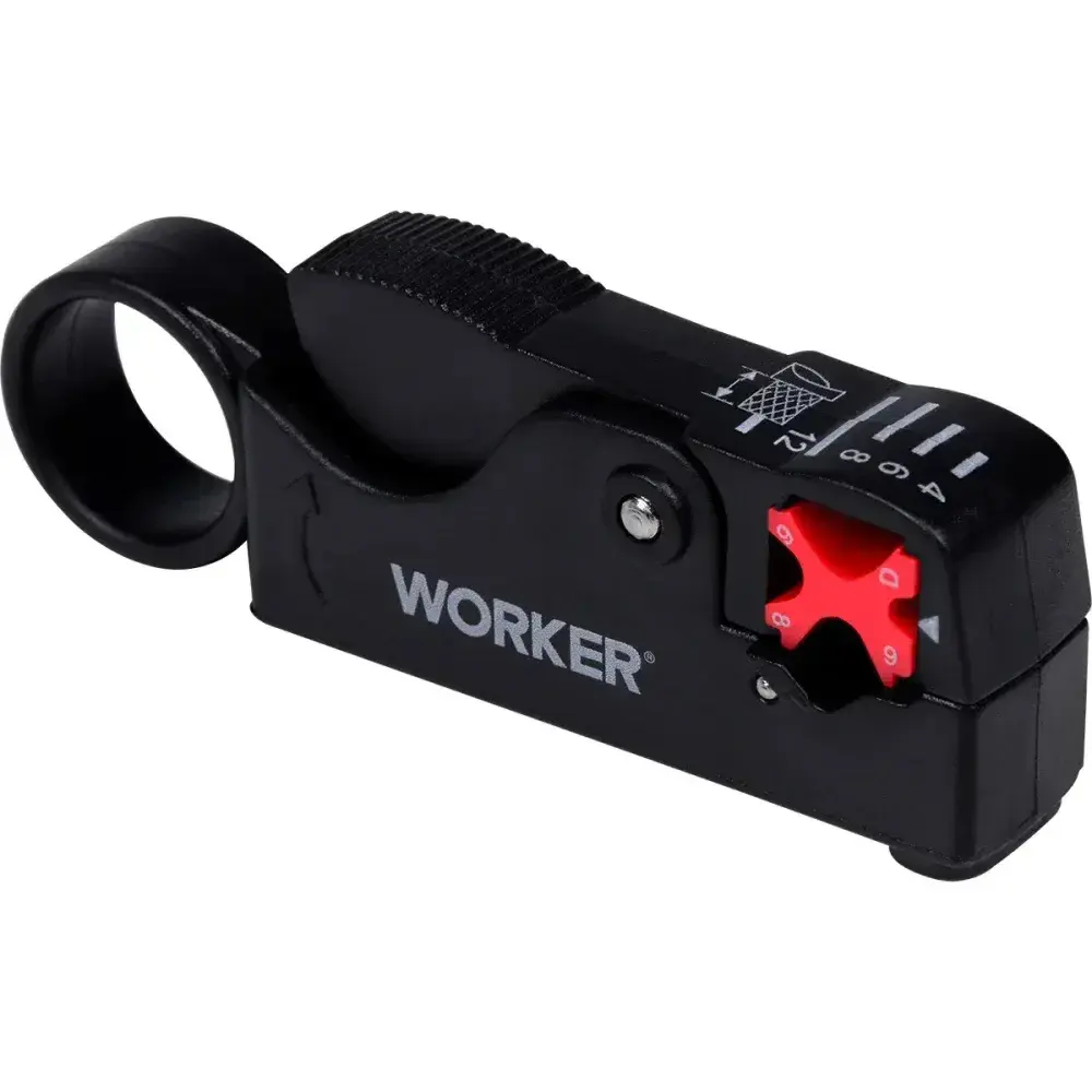 Alicate desencapador de cabo coaxial Worker — fotografia 8