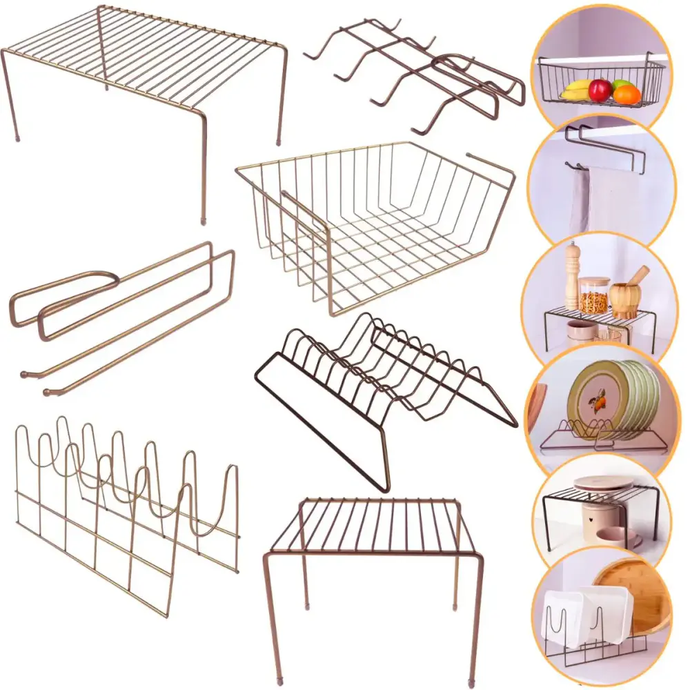 Kit organizador para armário com 7 peças viena lavanda | 03 BEL — fotografia de referência