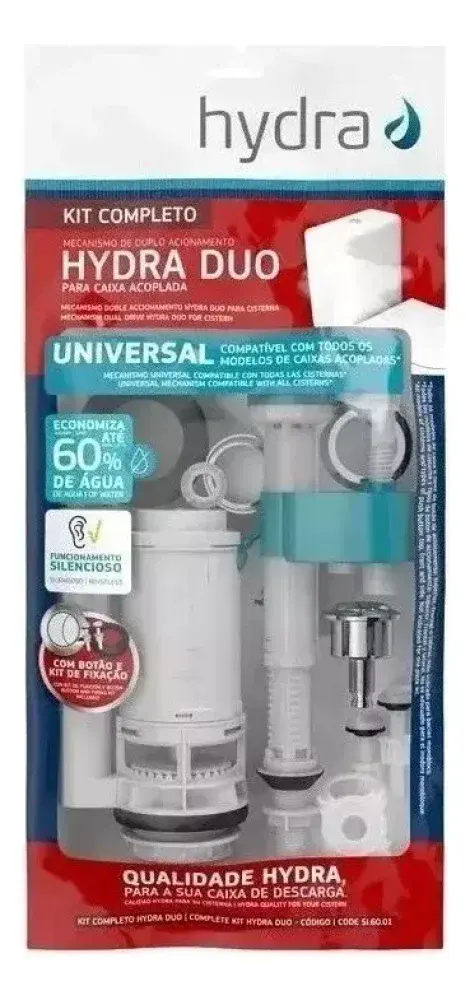 Kit universal duplo com acionamento acoplado Deca — fotografia 3