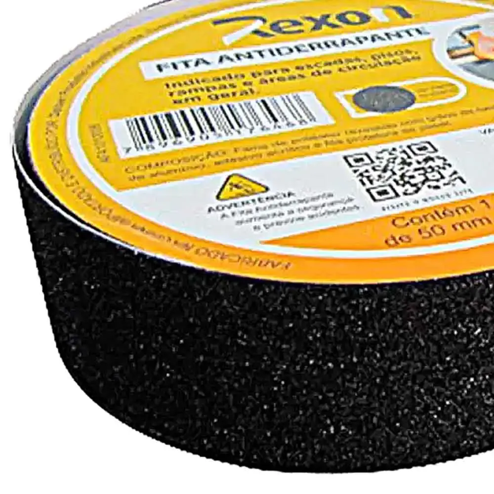 Fita antiderrapante 50MM x 20M preta AFA1010006 rexon — fotografia 5