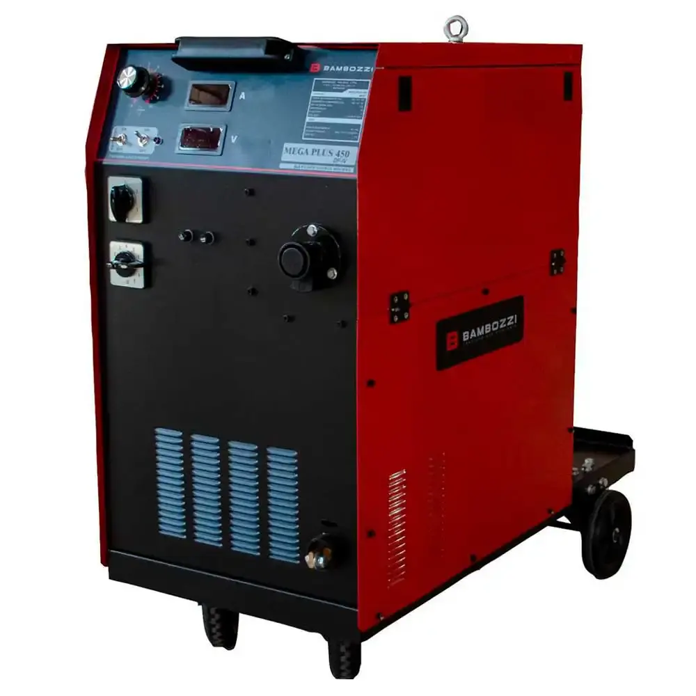 Máquina de solda MIG mega plus 450 DF IV trifásico Bambozzi