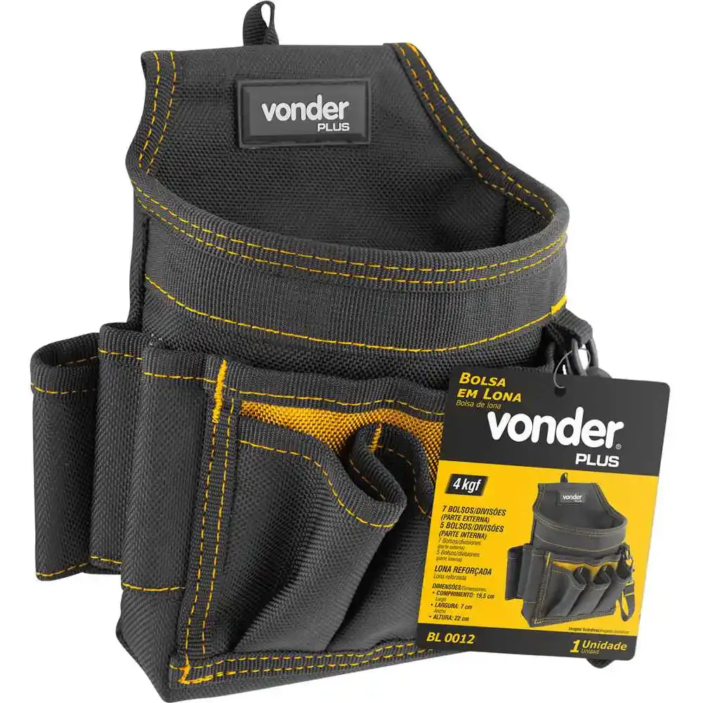 Bolsa em lona para ferramentas BL-0012 Vonder — fotografia 2