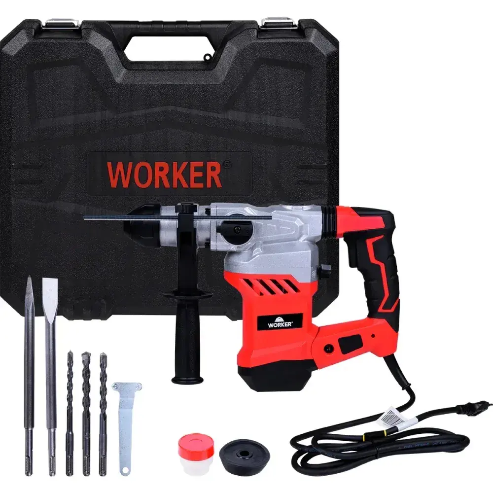 Martelete perfurador rompedor sds plus 1500W 127V Worker — fotografia de referência