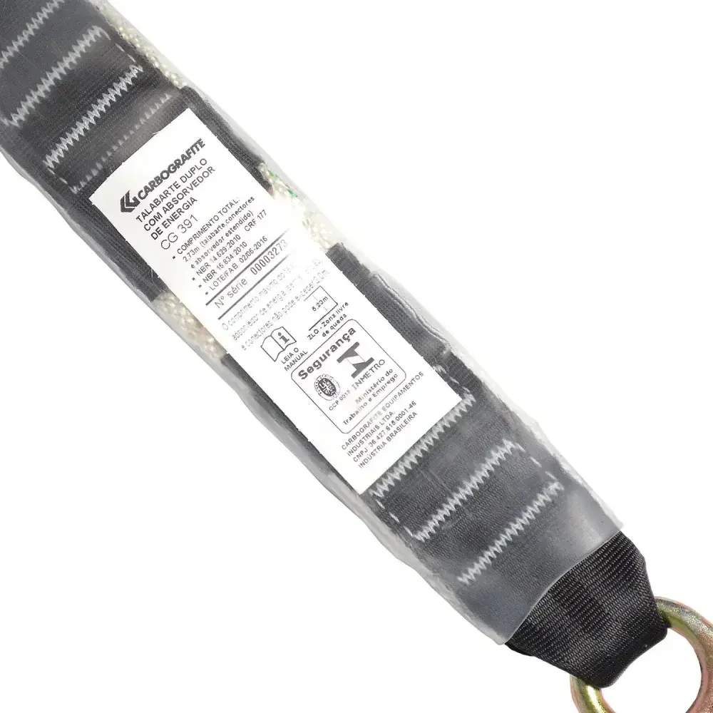 Talabarte em y com absorção de impacto cg 391 Carbografite — fotografia 9