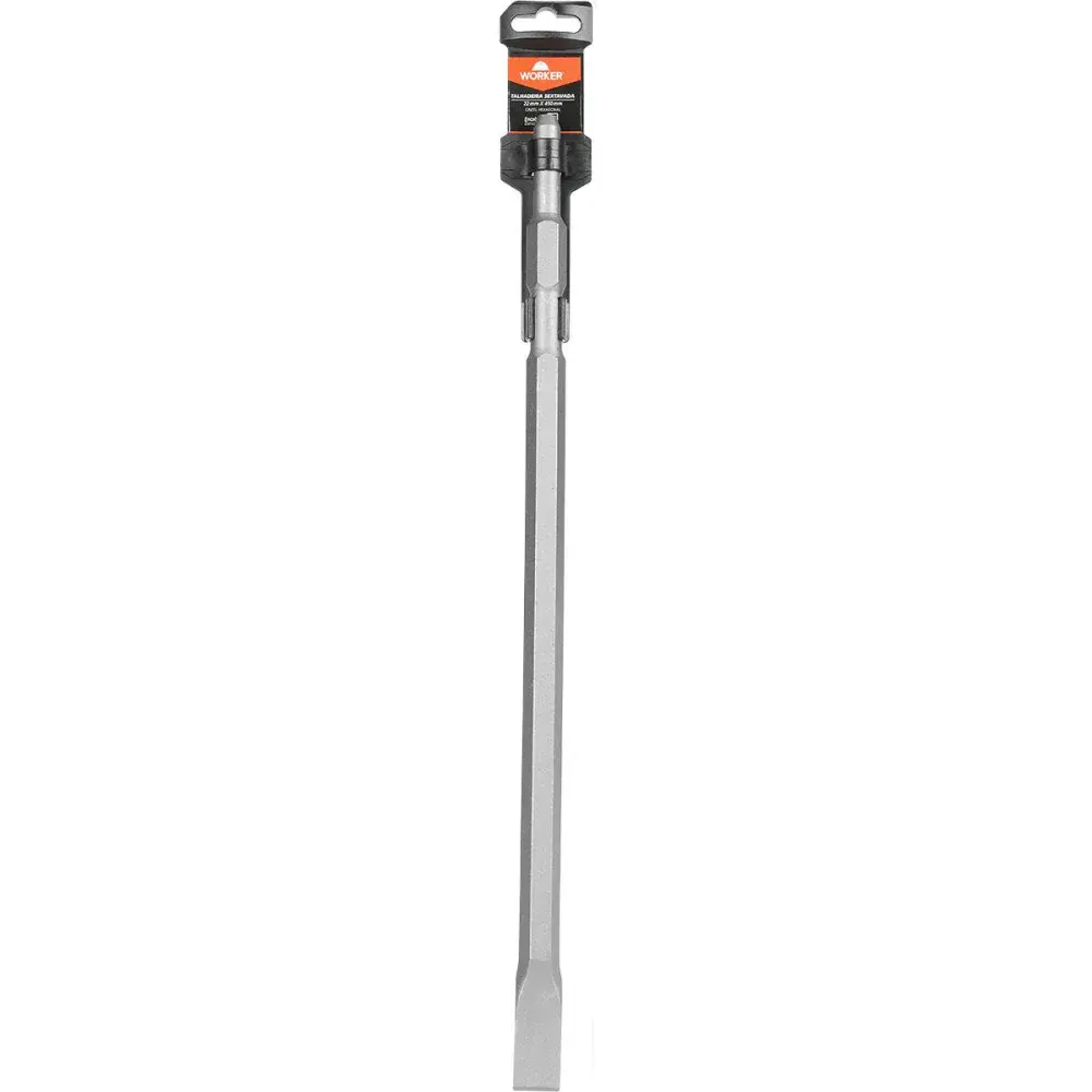 Talhadeira sextavada em aço 22X450MM Worker — fotografia 6