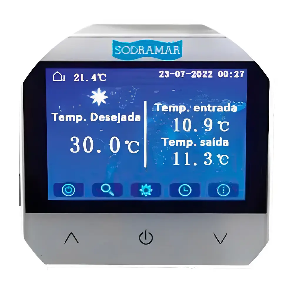Aquecedor trocador calor piscinas 60000L TH80 silence Sodramar — fotografia 4