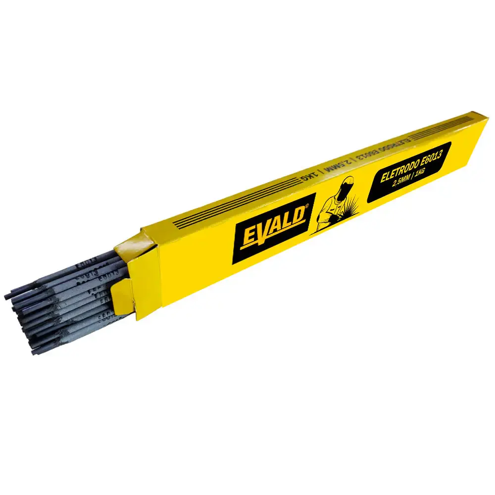 Eletrodo para solda E6013 2,5MM caixa 1 KG Evald — fotografia 3