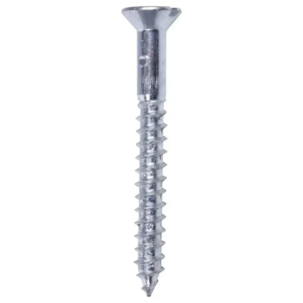 Parafuso cabeça chata zincado com bucha 3,8X40MM 10 peç Worker — fotografia 10