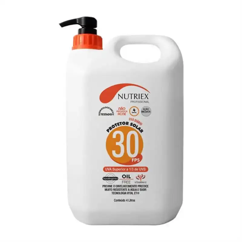Protetor solar FPS 30 4.0 litros bombona Nutriex