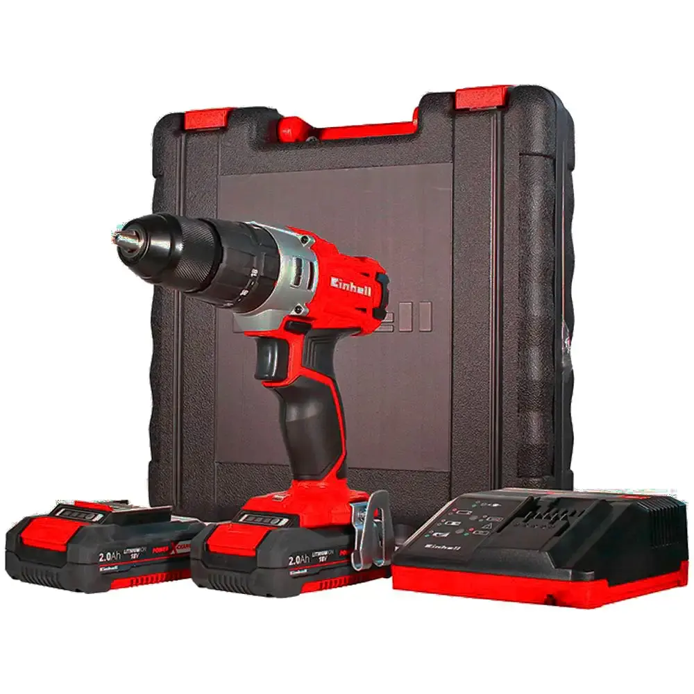 Parafusadeira e furadeira de impacto a bateria 18V 1/2" te-cd li-i com 2 bateria e carregador 451384 Einhell