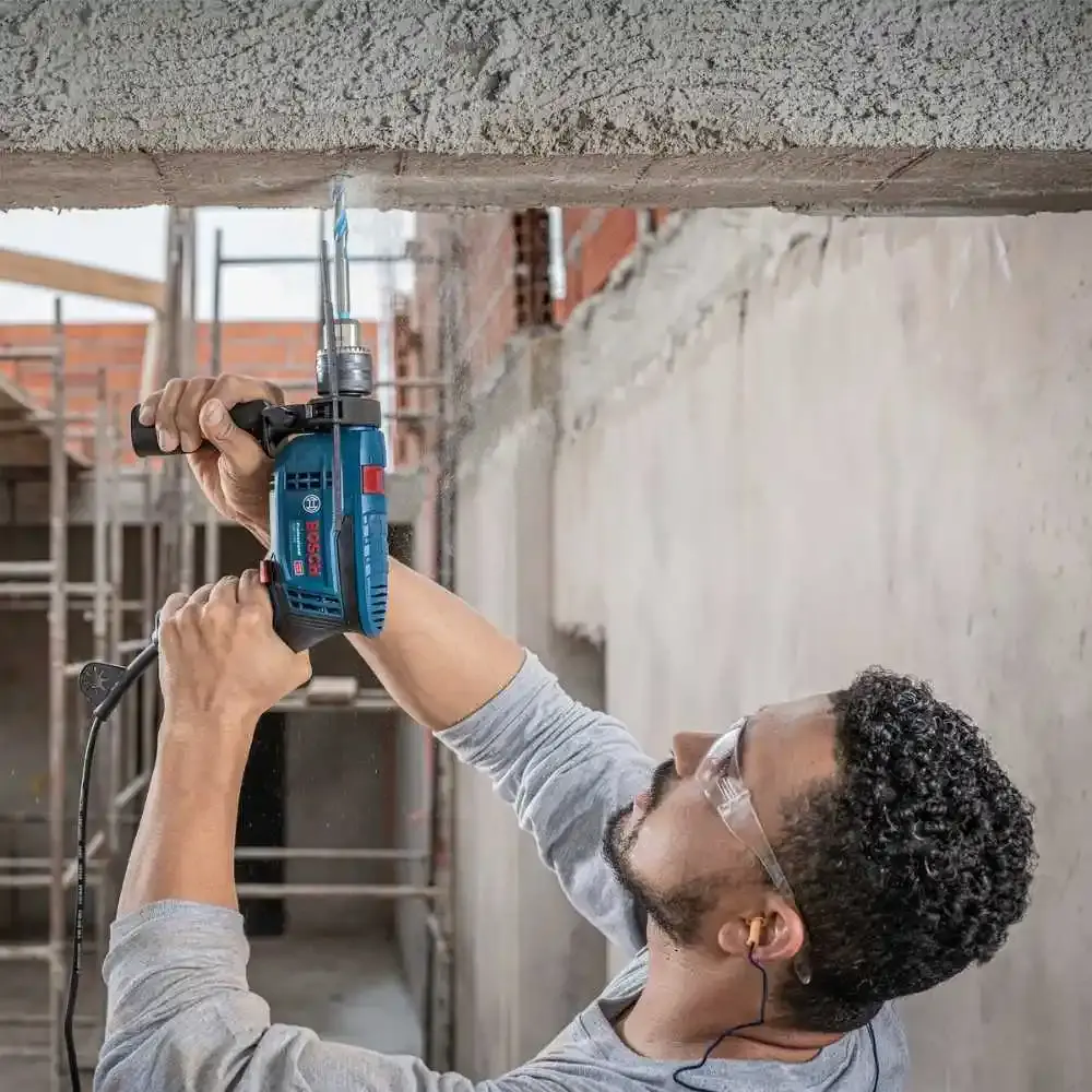 Furadeira de impacto 1/2 POL GSB 13RE com esmerilhadeira angular 850W GWS850 Bosch 220 V — fotografia 5