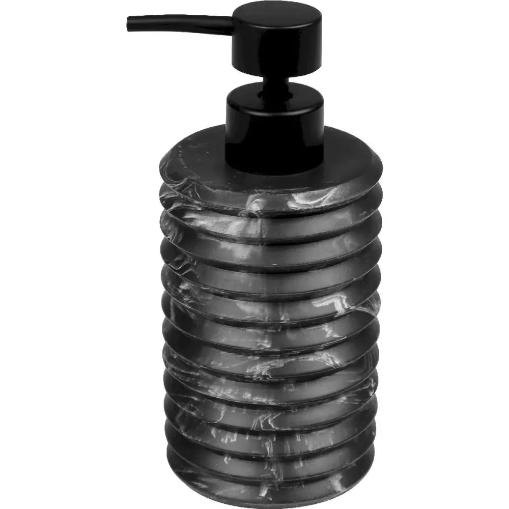 Linha varese dispenser sabonete líquido sanfonado preto Kala — fotografia 3