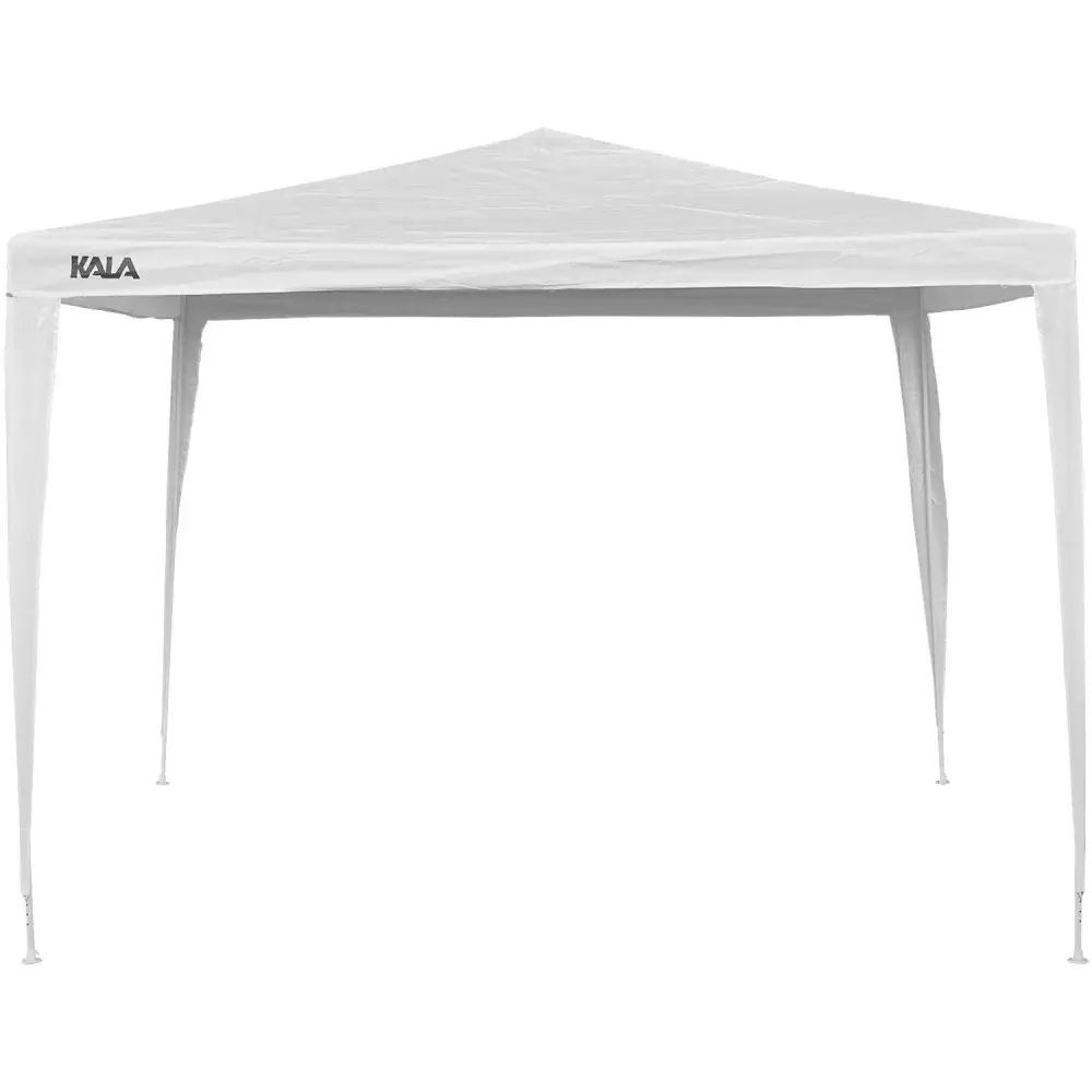 Gazebo de ferro desmontável 3X3M branco Kala — fotografia de referência