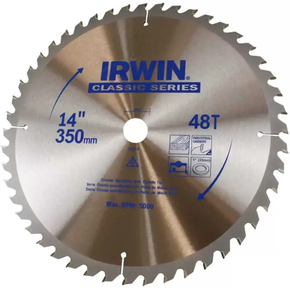 Disco de serra circular de widea 14 POL lâmina 350X36 dentes IW14312 Irwin — fotografia 4