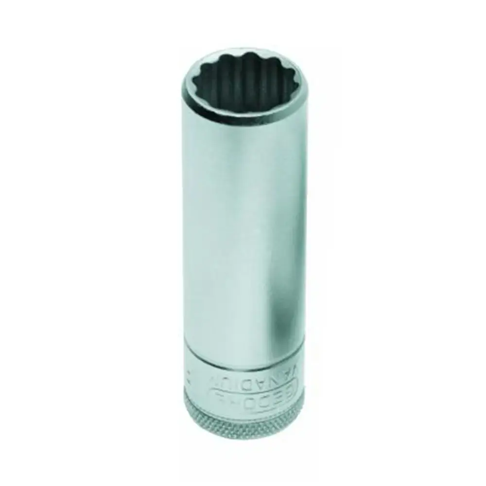 Soquete estriado encaixe 1/2 x 15/16 longo D19L Gedore — fotografia 3