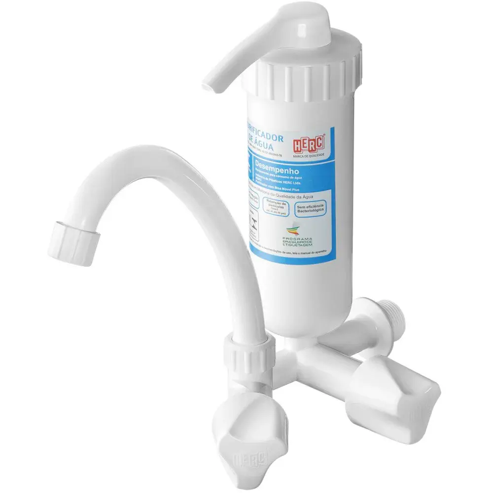 Purificador de água parede com bica móvel plus branco Herc — fotografia de referência