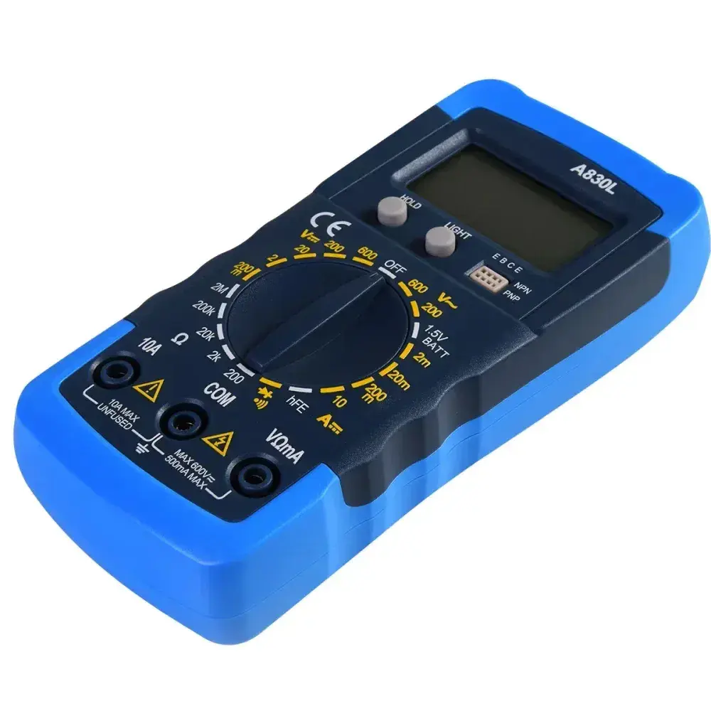 Multímetro digital com visor lcd 4MA 9V Bumafer — fotografia 9