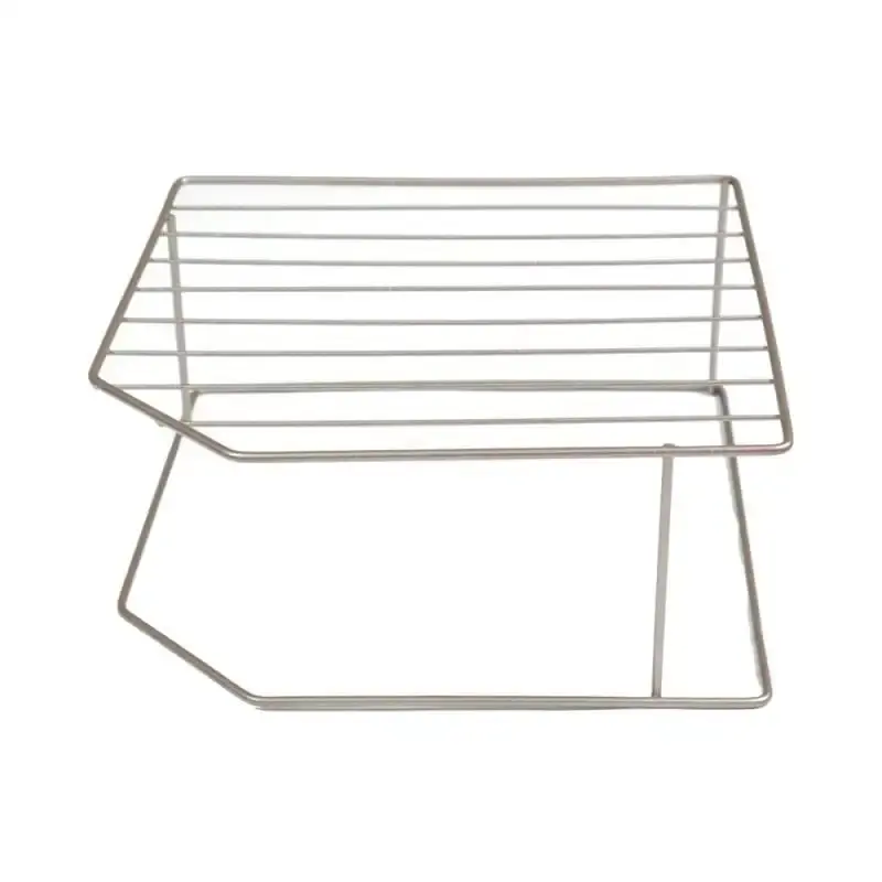 Organizador porta pratos horizontal viena 2 níveis em aço lavanda 990746 BEL — fotografia 5