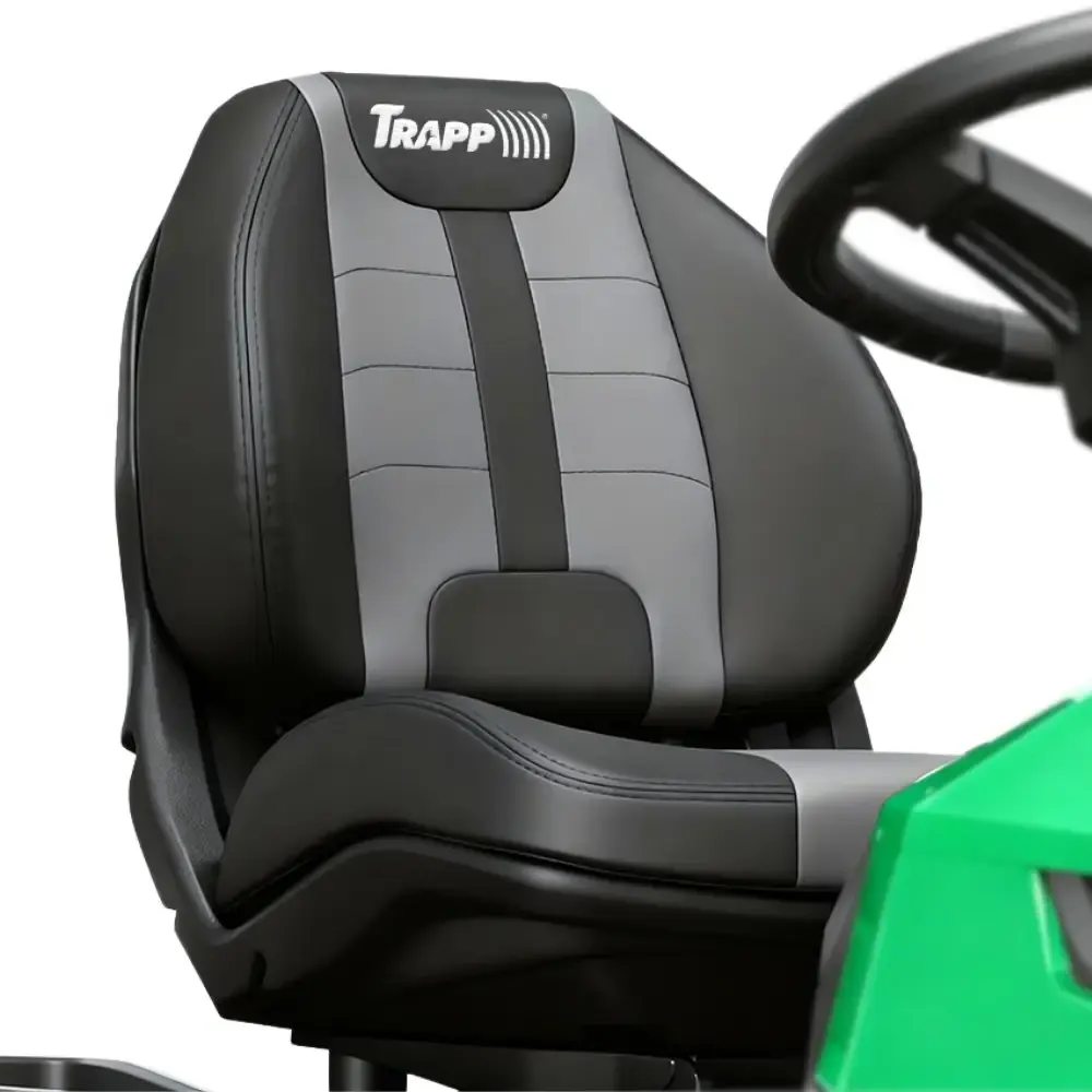 Trator cortador grama 19,5HP horímetro 4 t 108CM hidrostático TRC 750 Trapp — fotografia 9