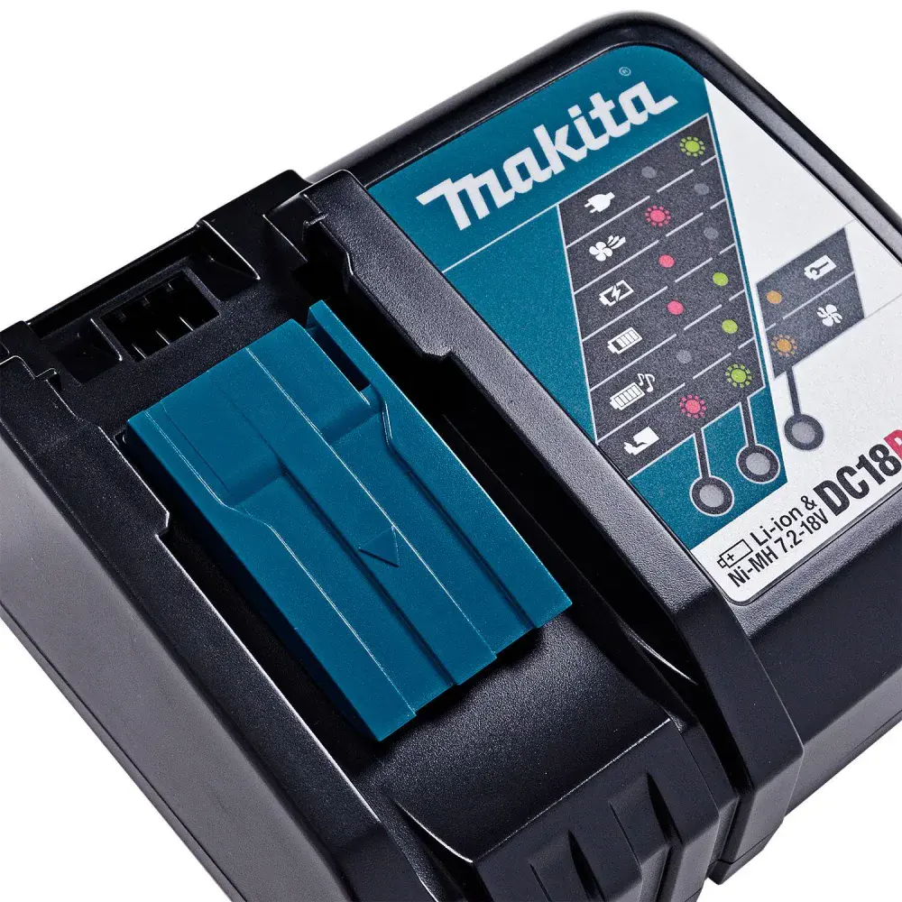 Carregador de bateria modelo DC18RC 220V da Makita — fotografia 5