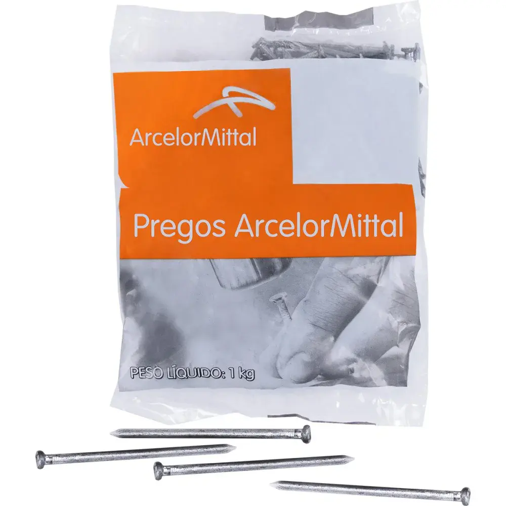 Prego polido com cabeça 17X27 1KG arcelor mittal