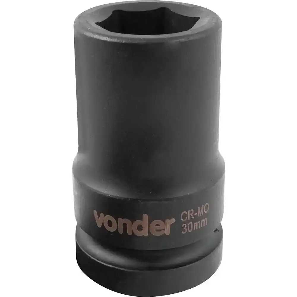 Soquete sextavado longo de impacto 30MM 1POL Vonder — fotografia 3